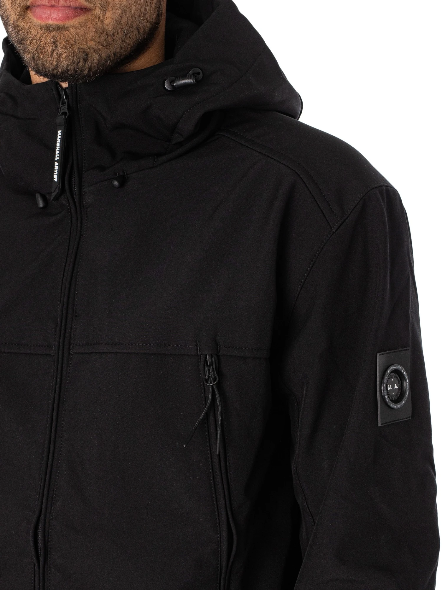 Marshall Artist Softshell Jacket - Black 5 Marshall Artist Softshell Jacket - Black - Image 5