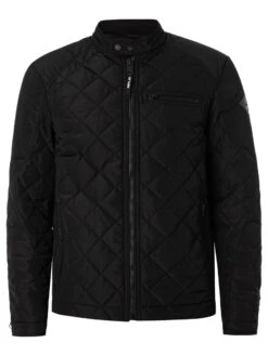 Replay Lightweight Jacket - Black -Standout Fashion Shop 48211h