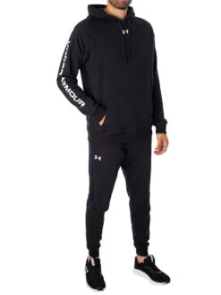 Under Armour Rival Fleece Tracksuit - Black