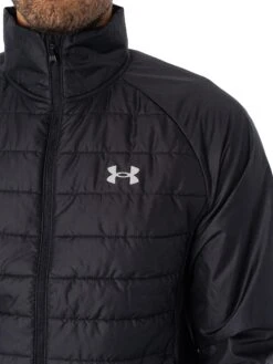 Under Armour Storm Insulated Run Hybrid Jacket - Black -Standout Fashion Shop 48264d
