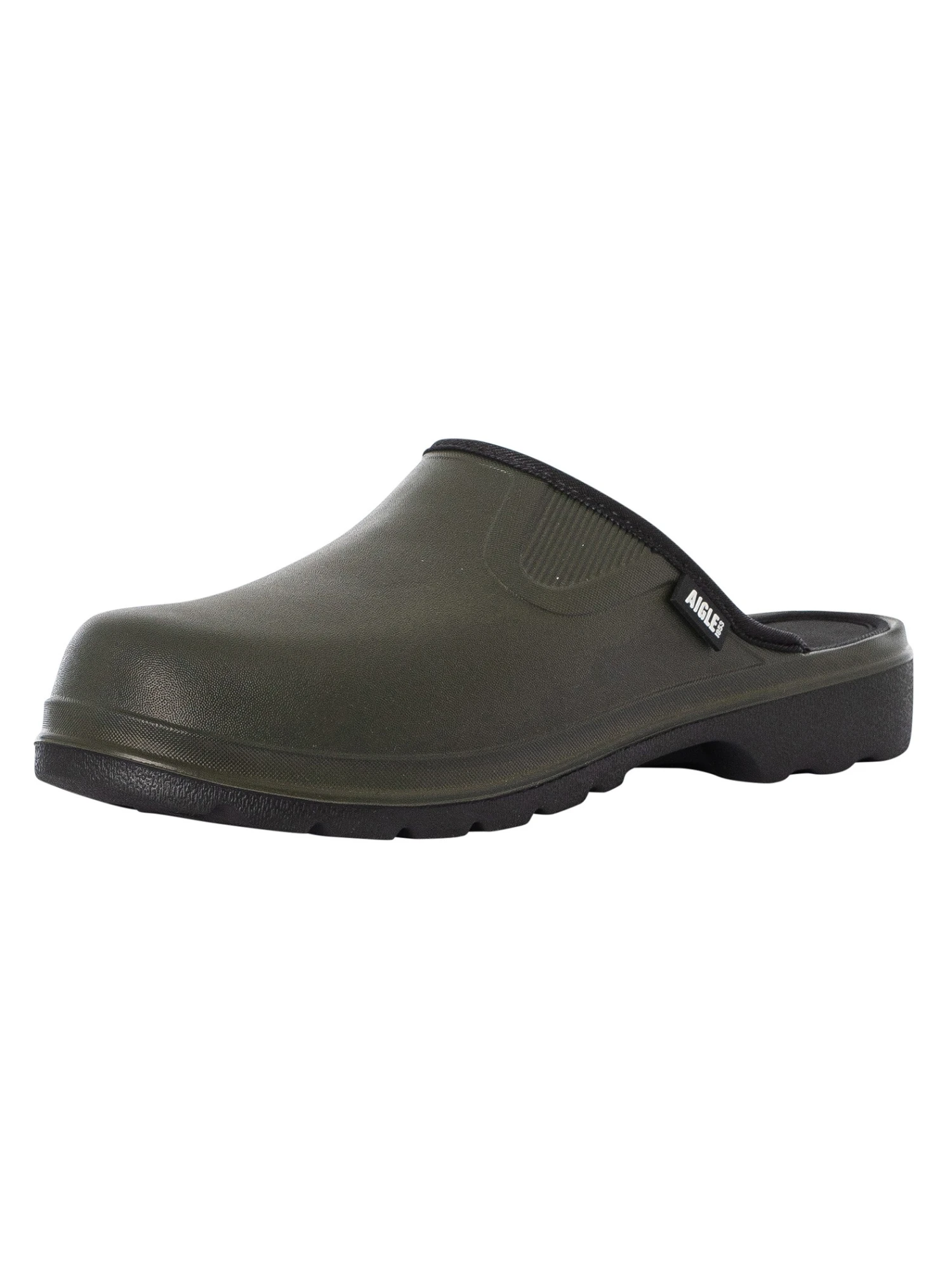 Aigle Taden Clogs - Khaki/Black 1 Aigle Taden Clogs - Khaki/Black