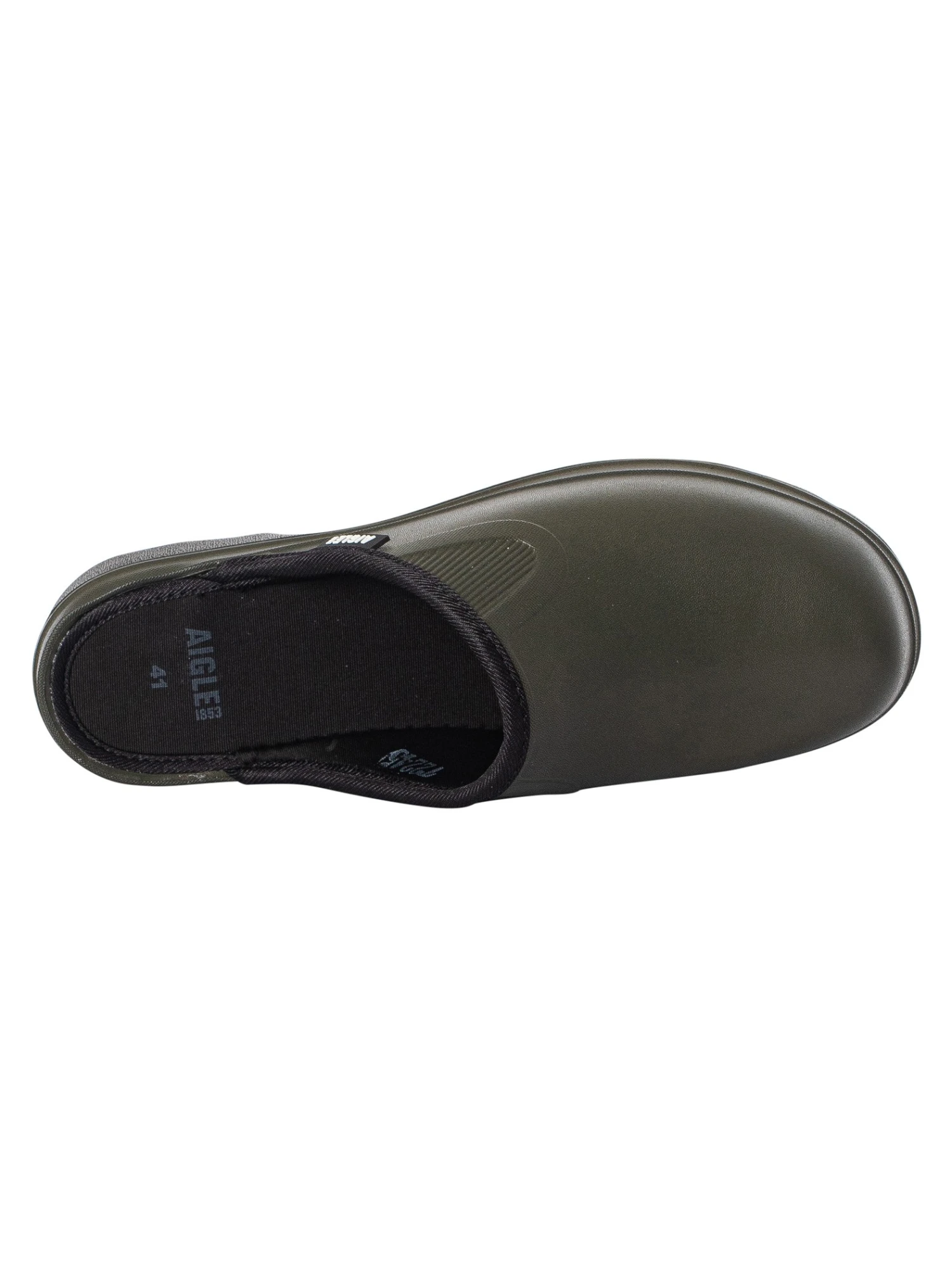 Aigle Taden Clogs - Khaki/Black 6 Aigle Taden Clogs - Khaki/Black - Image 6