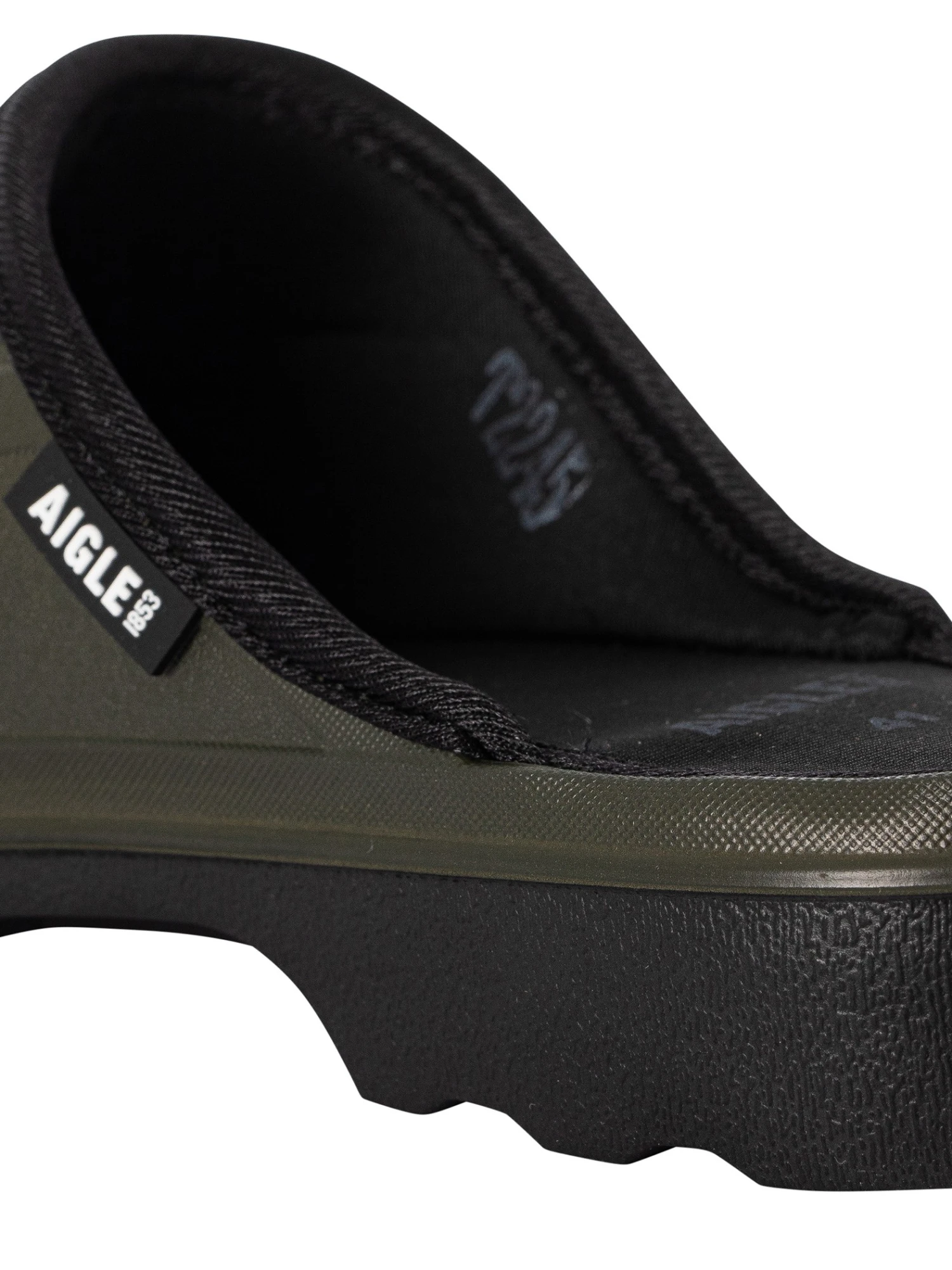 Aigle Taden Clogs - Khaki/Black 9 Aigle Taden Clogs - Khaki/Black - Image 9