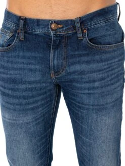 Armani Exchange 5 Pocket Slim Jeans - Dark Blue -Standout Fashion Shop 48283e