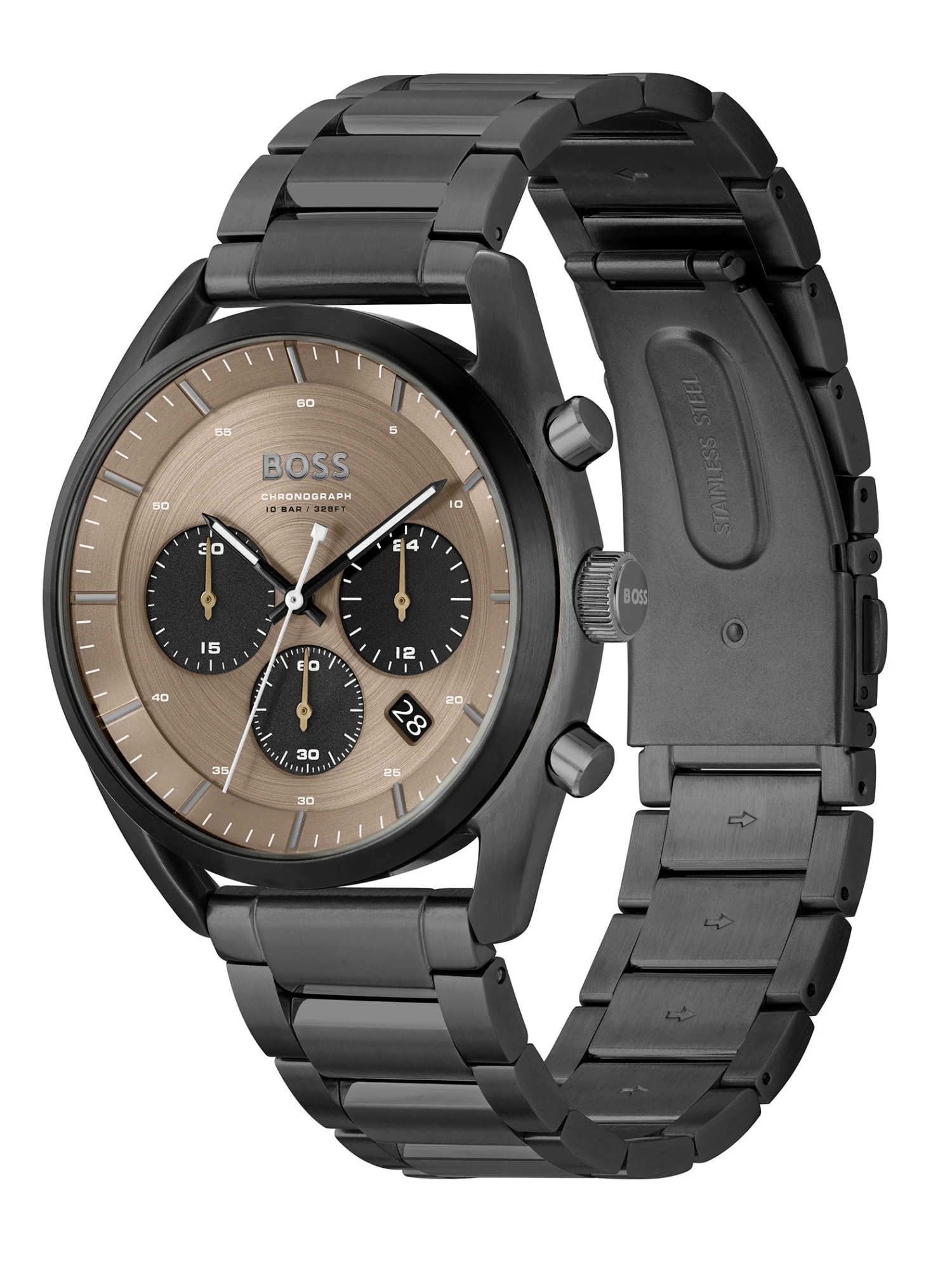 BOSS Top Chronograph Watch - Black/Bronze 2 BOSS Top Chronograph Watch - Black/Bronze - Image 2