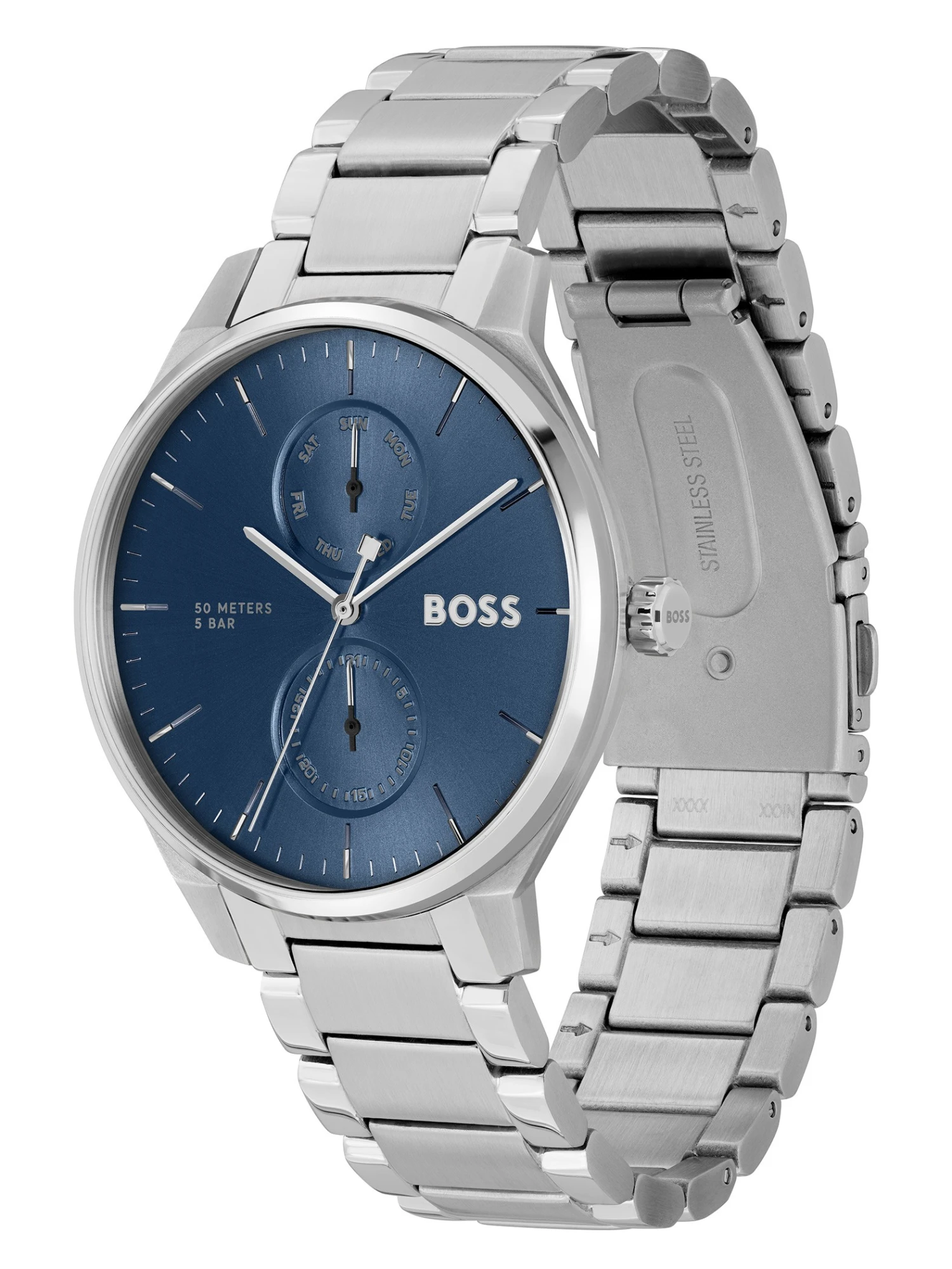 BOSS Tyler Steel Watch - Silver 2 BOSS Tyler Steel Watch - Silver - Image 2