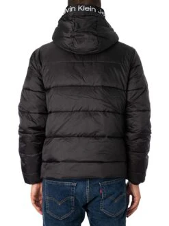 Calvin Klein Jeans Trim Padded Jacket - Black 10 Calvin Klein Jeans Trim Padded Jacket - Black -Standout Fashion Shop 48306c
