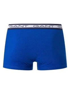 GANT 3 Pack Basic Trunks - Light Grey/Navy/Blue -Standout Fashion Shop 48313h