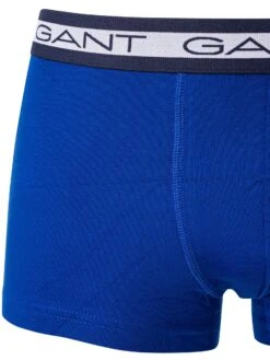 GANT 3 Pack Basic Trunks - Blue/Red/Navy -Standout Fashion Shop 48315c