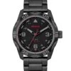 HUGO Trek Round Steel Watch - Black