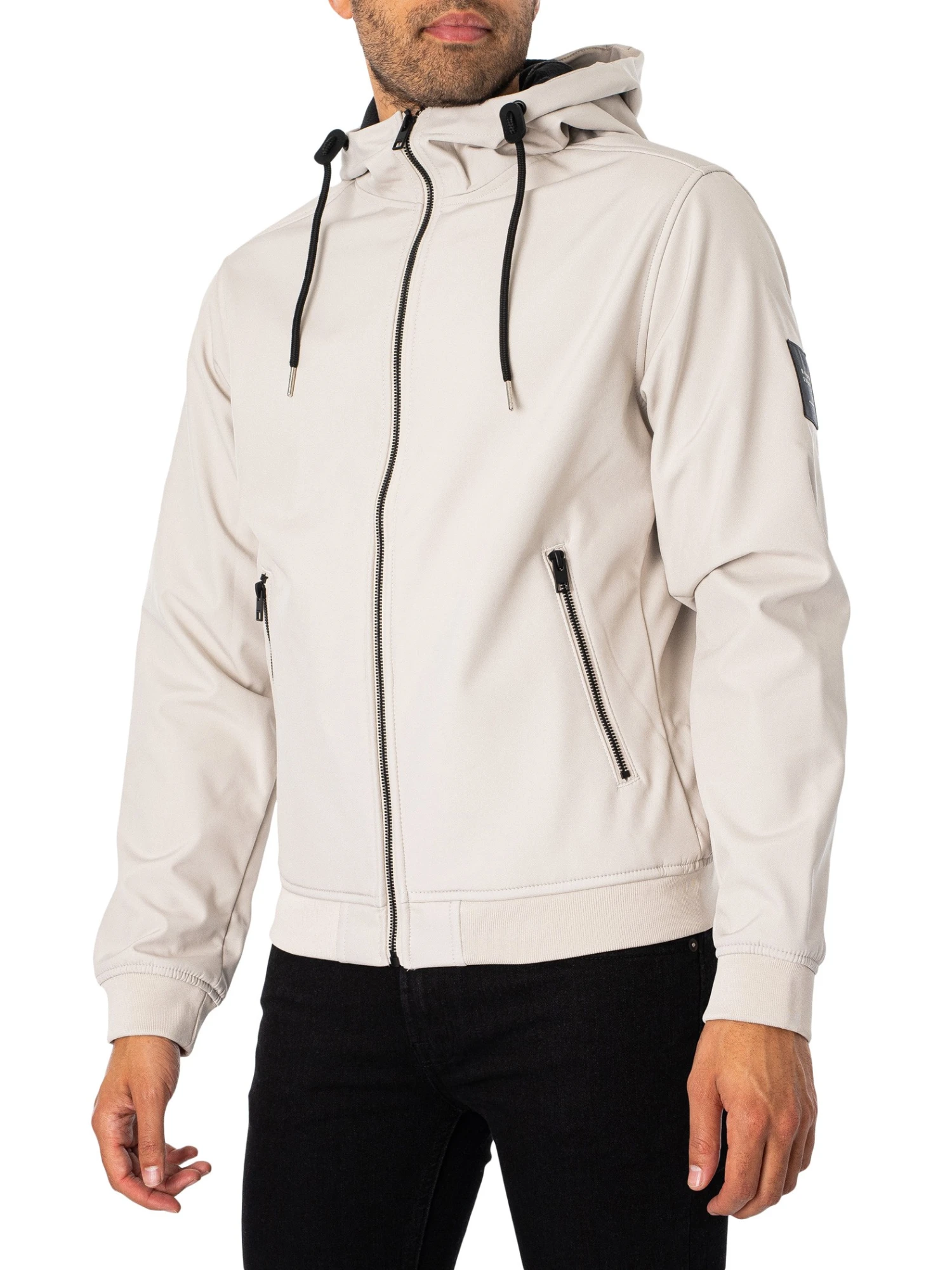 Jack & Jones Basic Softshell Jacket - Moonbeam 1 Jack & Jones Basic Softshell Jacket - Moonbeam
