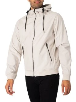 Jack & Jones Basic Softshell Jacket - Moonbeam 7 Jack & Jones Basic Softshell Jacket - Moonbeam -Standout Fashion Shop 48341b