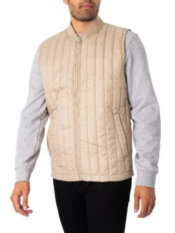 Jack & Jones City Liner Gilet - Crockery