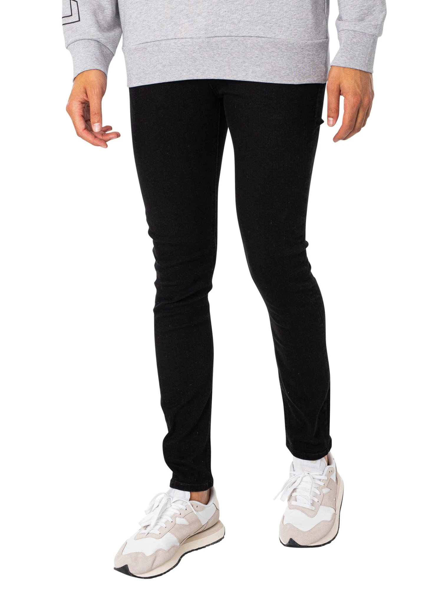 Jack & Jones Liam Original 773 Skinny Jeans - Black Denim 1 Jack & Jones Liam Original 773 Skinny Jeans - Black Denim