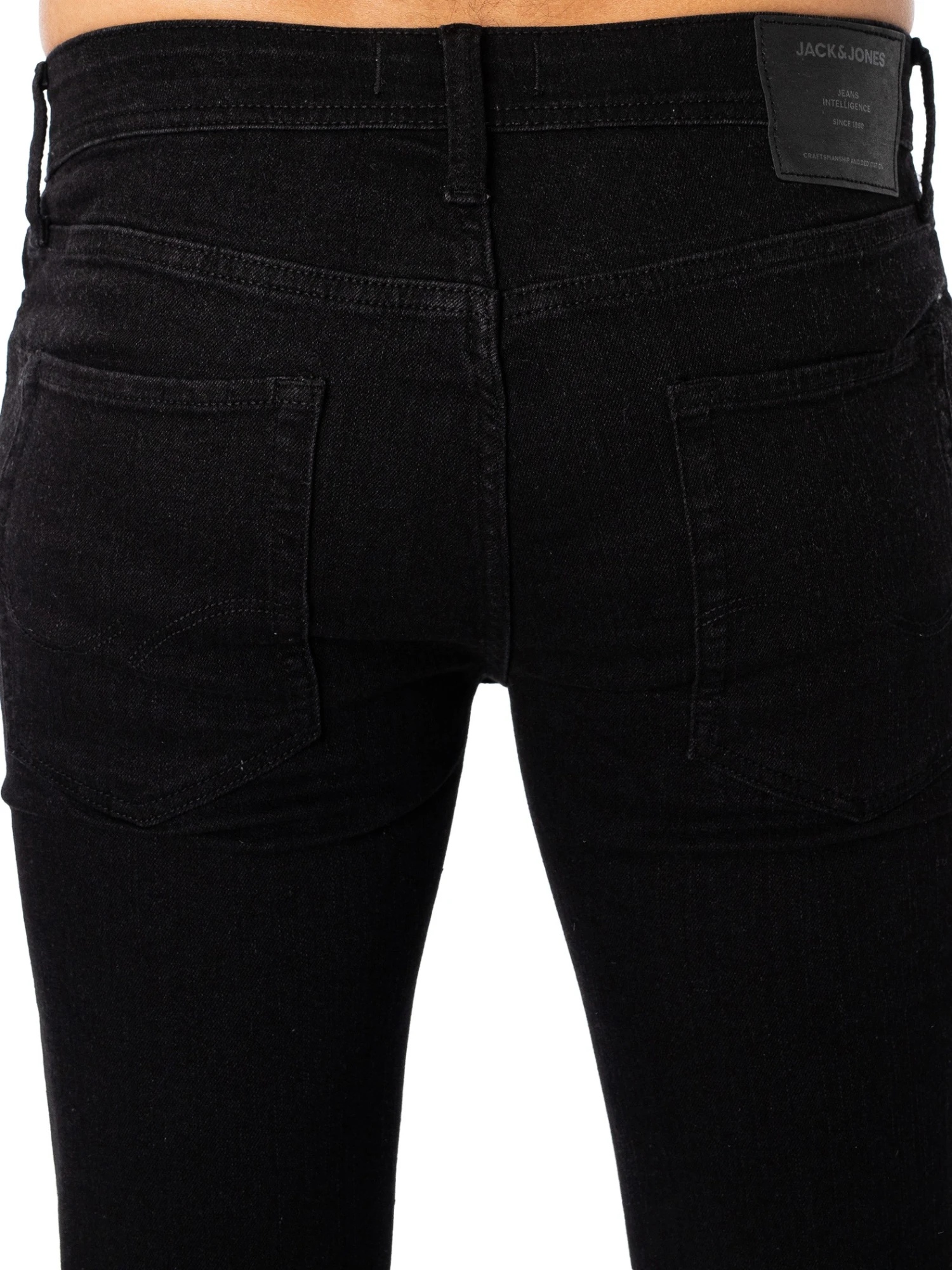 Jack & Jones Liam Original 773 Skinny Jeans - Black Denim 4 Jack & Jones Liam Original 773 Skinny Jeans - Black Denim - Image 4