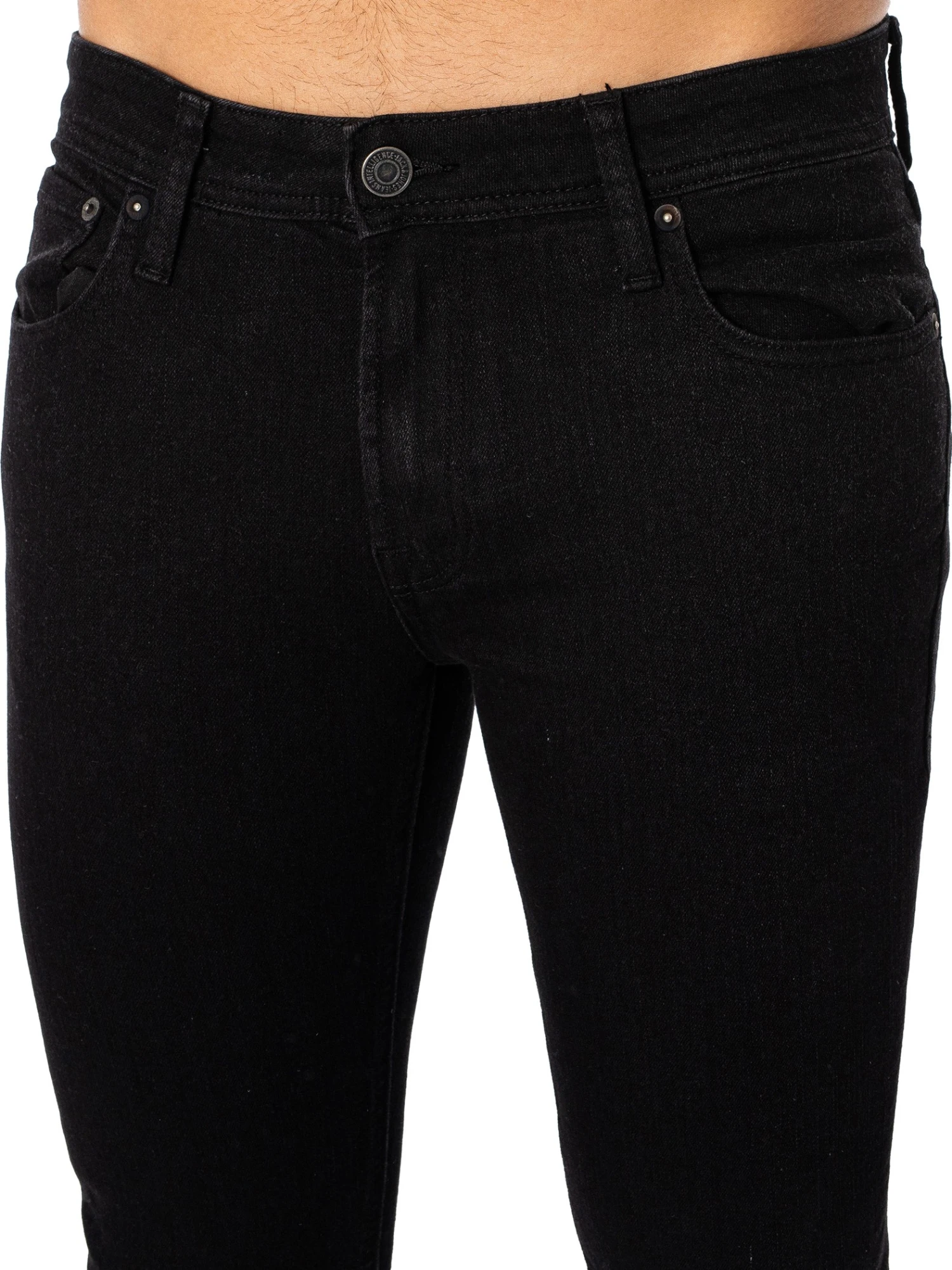 Jack & Jones Liam Original 773 Skinny Jeans - Black Denim 5 Jack & Jones Liam Original 773 Skinny Jeans - Black Denim - Image 5
