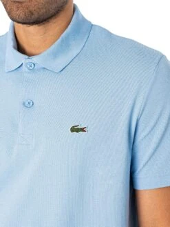 Lacoste Regular Fit Polo Shirt - Light Blue -Standout Fashion Shop 48368d