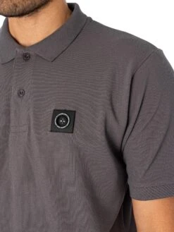 Marshall Artist Siren Polo Shirt - Gull Grey -Standout Fashion Shop 48383d