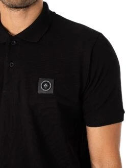 Marshall Artist Siren Polo Shirt - Black -Standout Fashion Shop 48384d