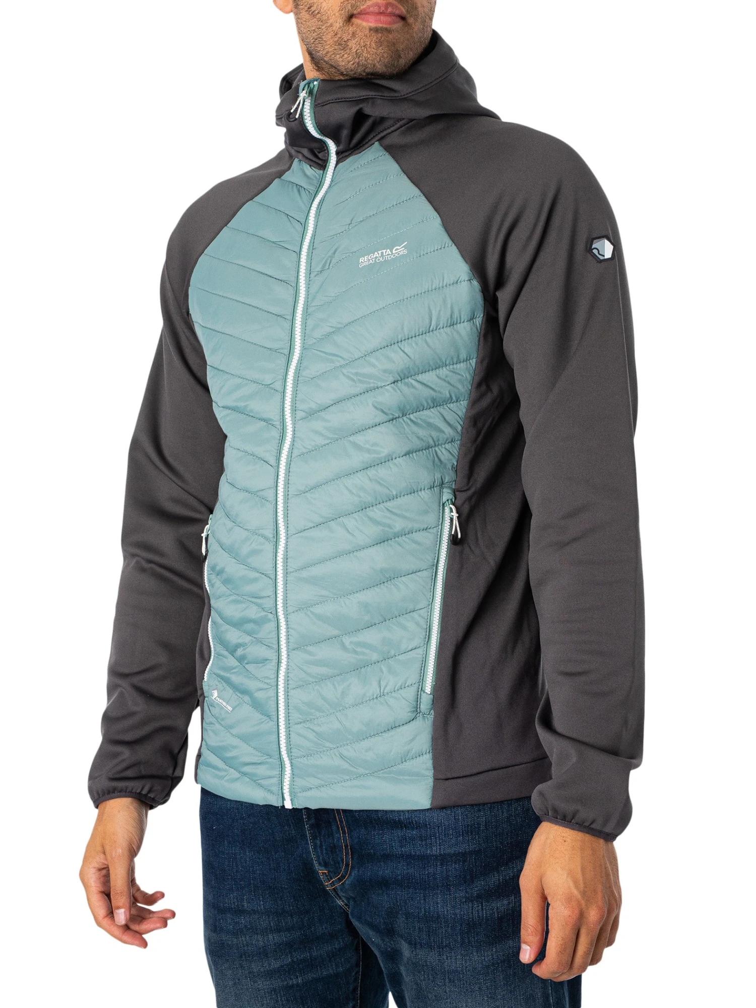 Regatta Andreson VII Hybrid Lightweight Jacket - Ivy Moss Seal Grey 2 Regatta Andreson VII Hybrid Lightweight Jacket - Ivy Moss Seal Grey - Image 2