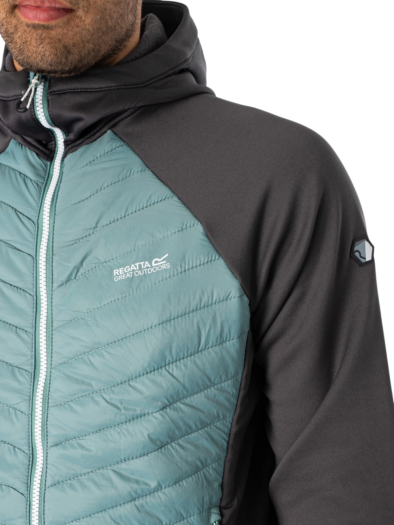 Regatta Andreson VII Hybrid Lightweight Jacket - Ivy Moss Seal Grey 4 Regatta Andreson VII Hybrid Lightweight Jacket - Ivy Moss Seal Grey - Image 4