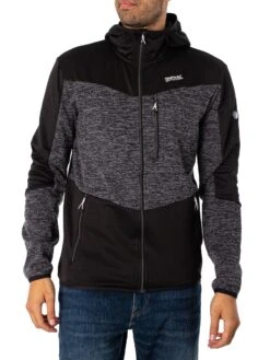 Regatta Cadford V Full-Zip Fleece - Seal Grey Black