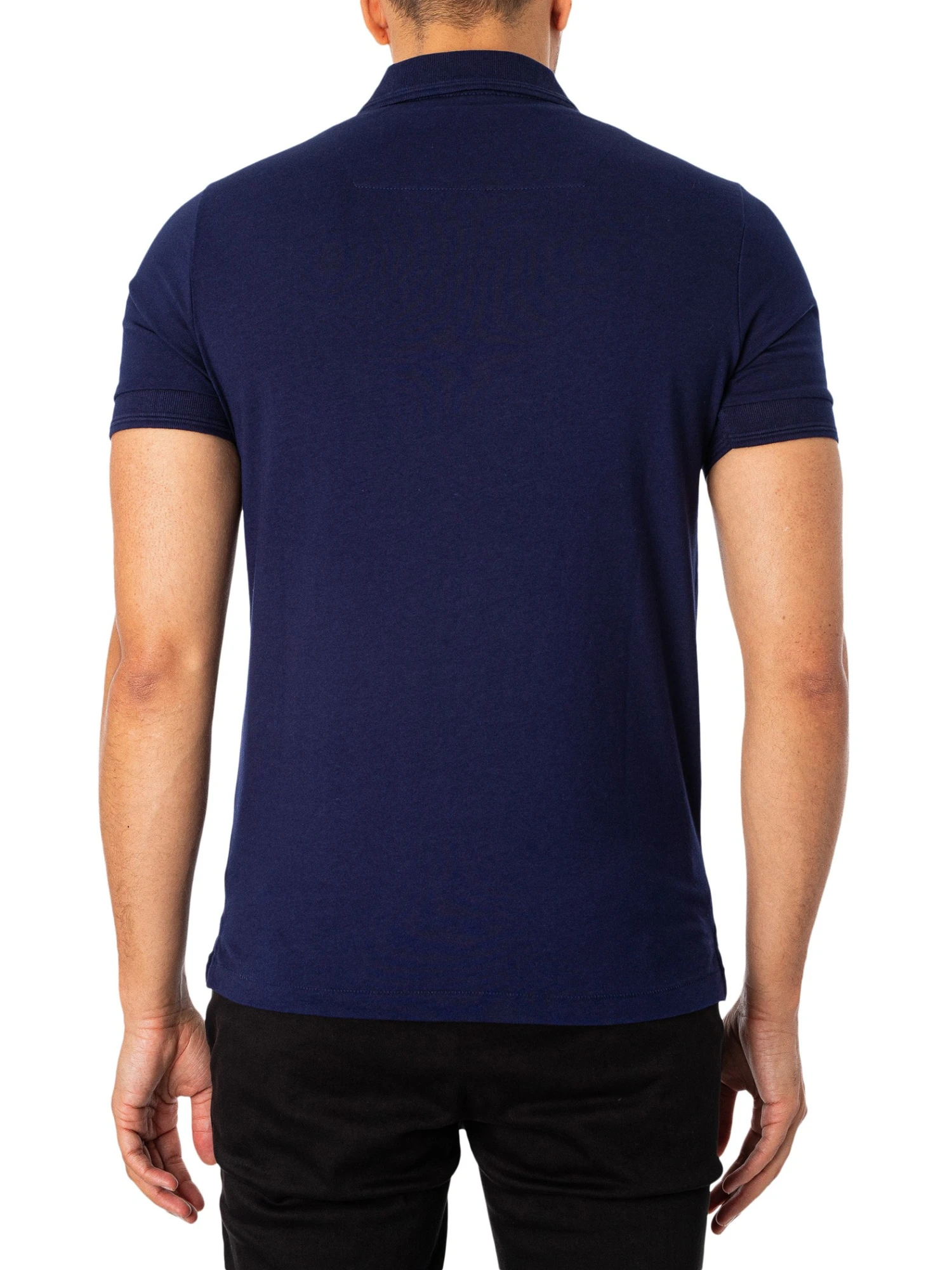 Replay Diamond Logo Polo Shirt - Blue 3 Replay Diamond Logo Polo Shirt - Blue - Image 3