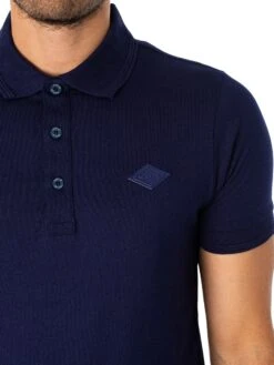 Replay Diamond Logo Polo Shirt - Blue 9 Replay Diamond Logo Polo Shirt - Blue -Standout Fashion Shop 48408d
