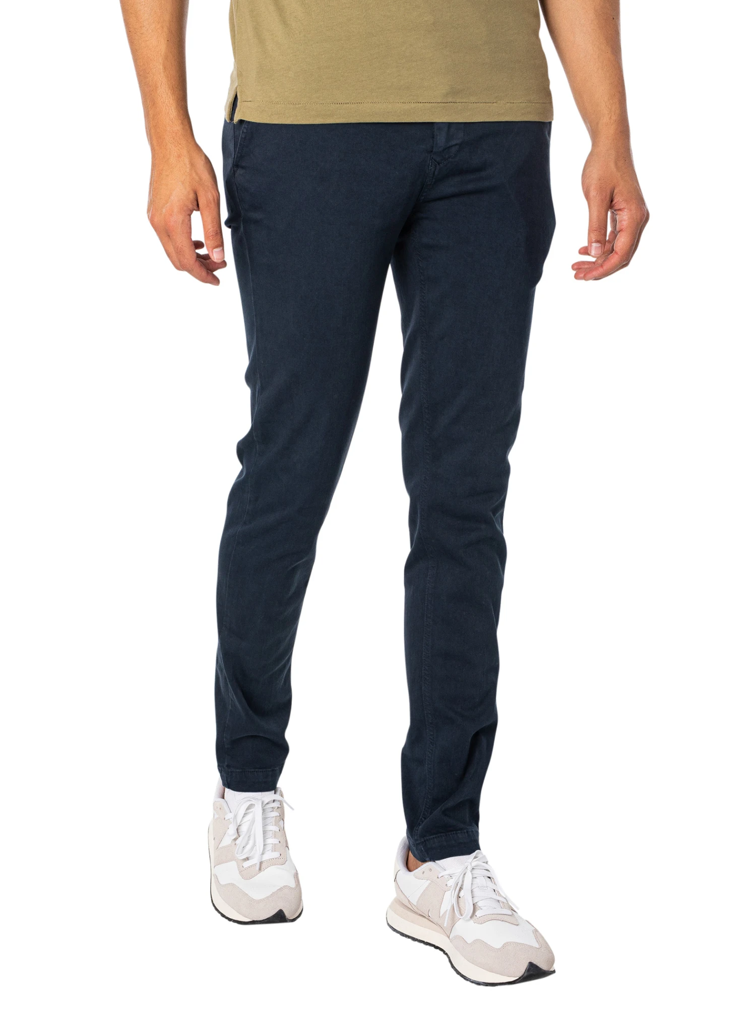 Replay Zeumar Hyperflex Slim Chinos - Blue 1 Replay Zeumar Hyperflex Slim Chinos - Blue