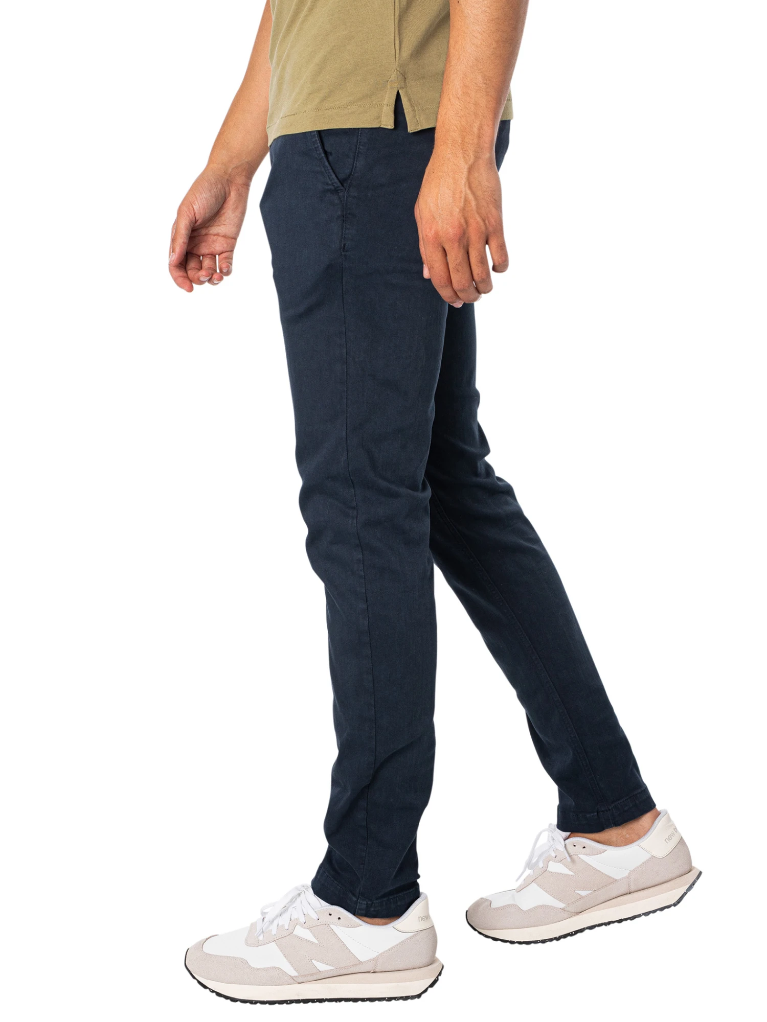 Replay Zeumar Hyperflex Slim Chinos - Blue 2 Replay Zeumar Hyperflex Slim Chinos - Blue - Image 2