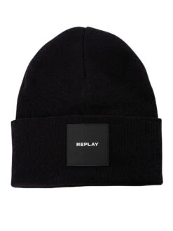 Replay Box Logo Beanie - Black