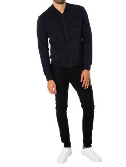 Antony Morato Pocked Bomber Jacket - Blue Ink 12 Antony Morato Pocked Bomber Jacket - Blue Ink -Standout Fashion Shop 48445f