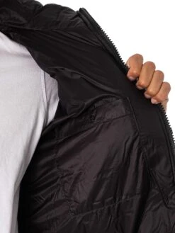 Barbour International Quilted Bomber Jacket - Black -Standout Fashion Shop 48458f