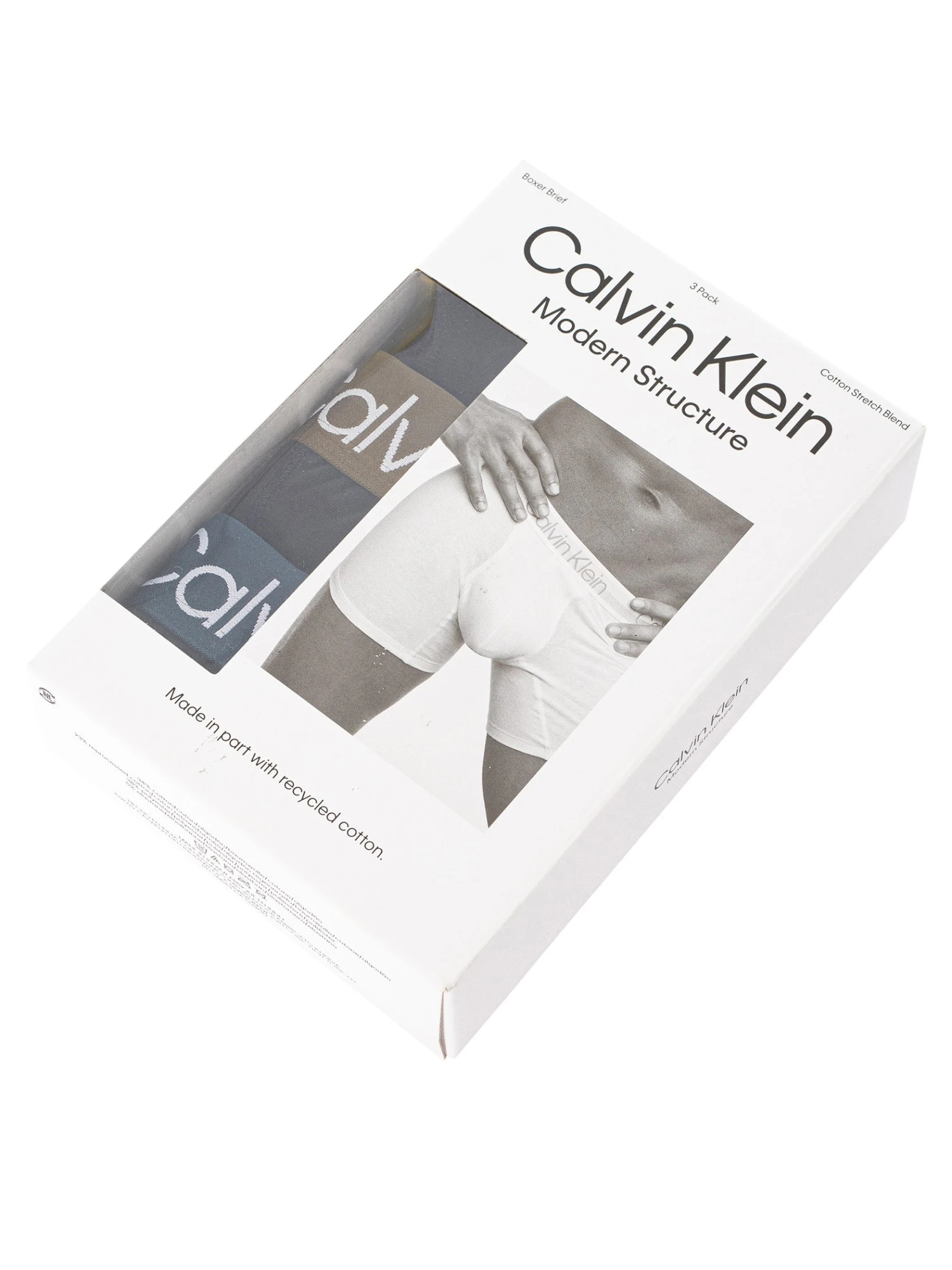 Calvin Klein 3 Pack Modern Structure Boxer Brief - Black (Grey/Olive/Green) 9 Calvin Klein 3 Pack Modern Structure Boxer Brief - Black (Grey/Olive/Green) - Image 9