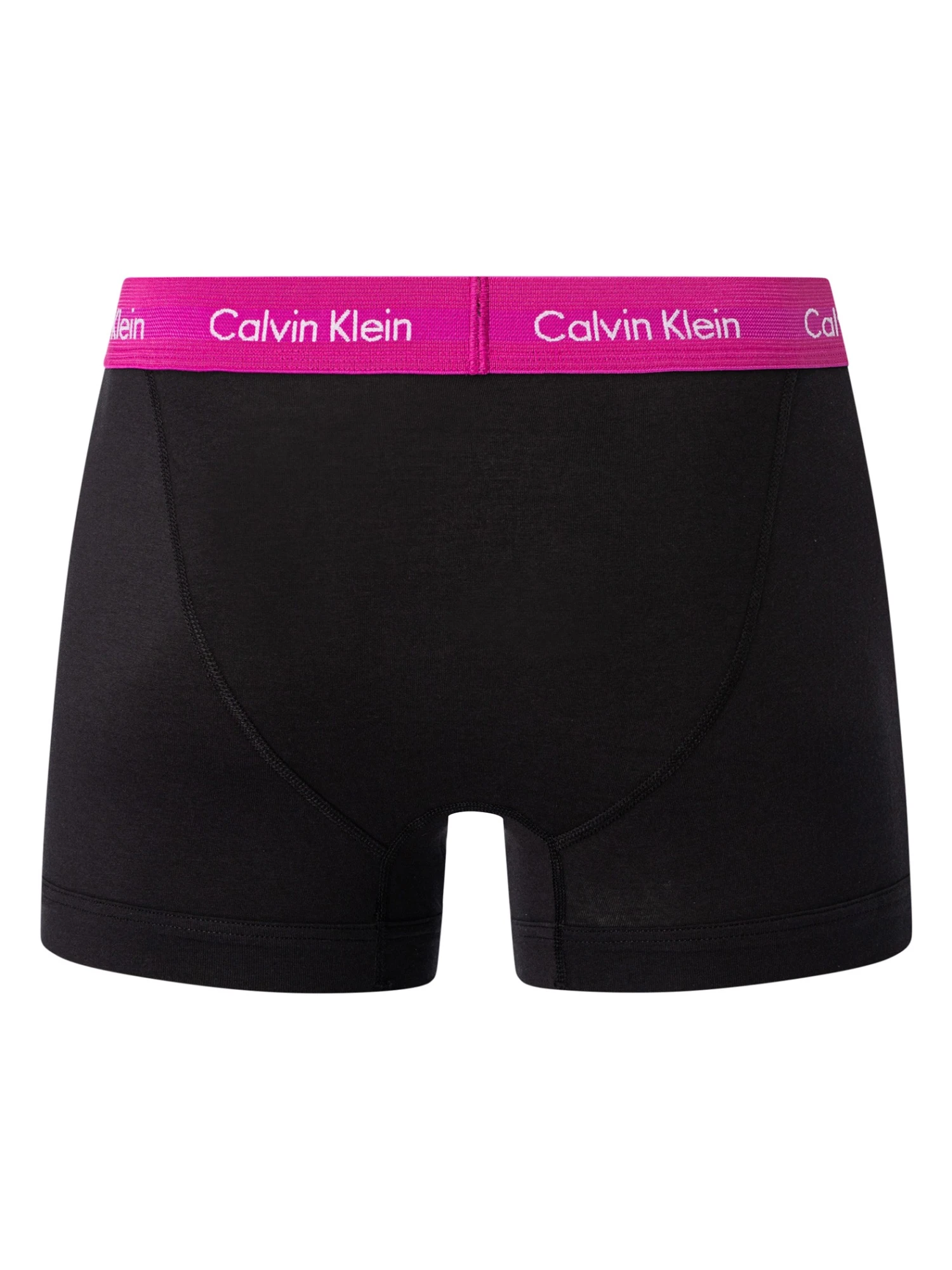 Calvin Klein 3 Pack Trunks - Black (Wild Aster/Grey Heather/Artic Green) 4 Calvin Klein 3 Pack Trunks - Black (Wild Aster/Grey Heather/Artic Green) - Image 4
