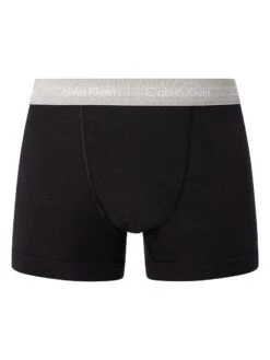 Calvin Klein 3 Pack Trunks - Black (Wild Aster/Grey Heather/Artic Green) 13 Calvin Klein 3 Pack Trunks - Black (Wild Aster/Grey Heather/Artic Green) -Standout Fashion Shop 48462e