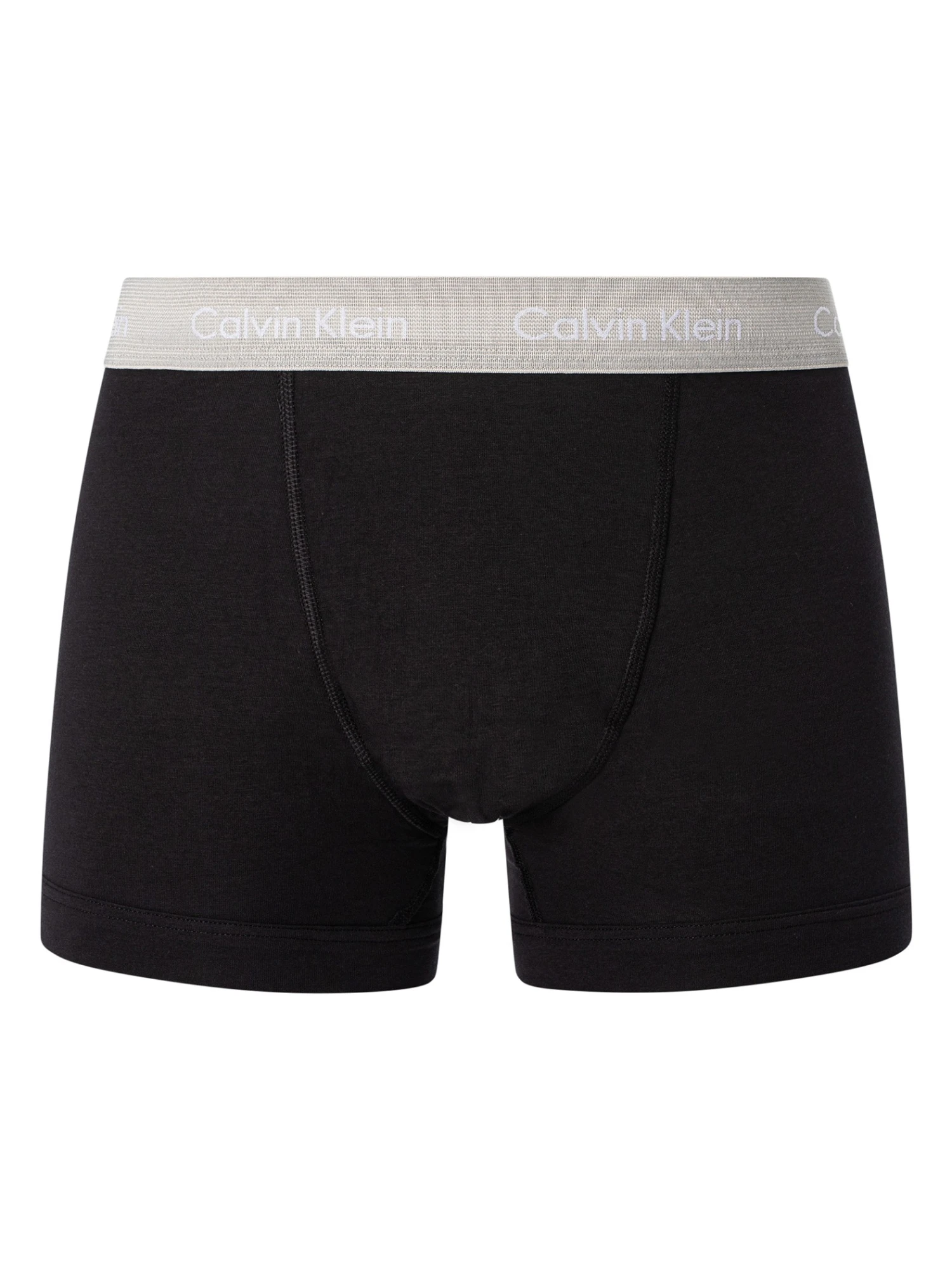 Calvin Klein 3 Pack Trunks - Black (Wild Aster/Grey Heather/Artic Green) 5 Calvin Klein 3 Pack Trunks - Black (Wild Aster/Grey Heather/Artic Green) - Image 5