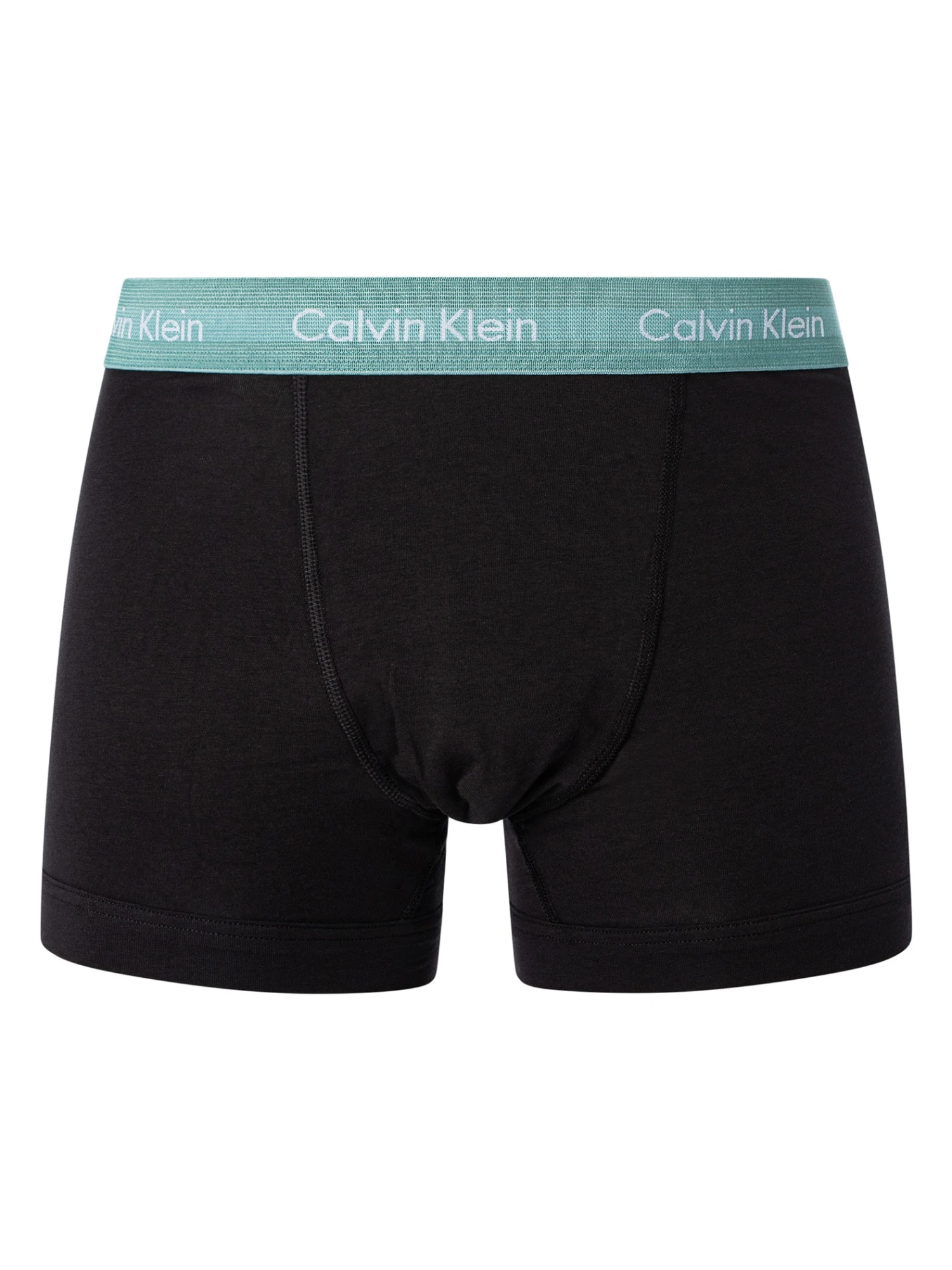 Calvin Klein 3 Pack Trunks - Black (Wild Aster/Grey Heather/Artic Green) 7 Calvin Klein 3 Pack Trunks - Black (Wild Aster/Grey Heather/Artic Green) - Image 7