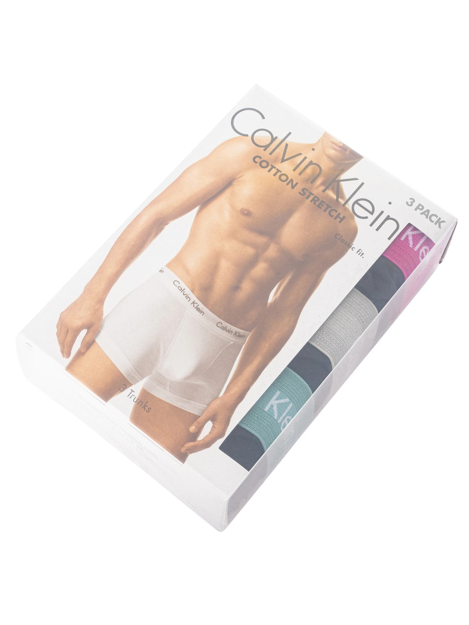 Calvin Klein 3 Pack Trunks - Black (Wild Aster/Grey Heather/Artic Green) 9 Calvin Klein 3 Pack Trunks - Black (Wild Aster/Grey Heather/Artic Green) - Image 9