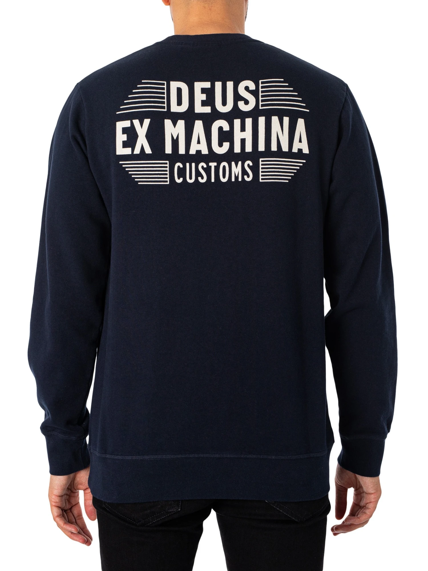 Deus Ex Machina Fender Sweatshirt - Navy 3 Deus Ex Machina Fender Sweatshirt - Navy - Image 3