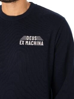Deus Ex Machina Fender Sweatshirt - Navy 9 Deus Ex Machina Fender Sweatshirt - Navy -Standout Fashion Shop 48474d