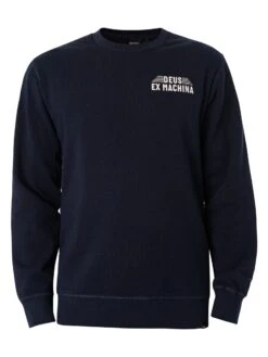 Deus Ex Machina Fender Sweatshirt - Navy 11 Deus Ex Machina Fender Sweatshirt - Navy -Standout Fashion Shop 48474f