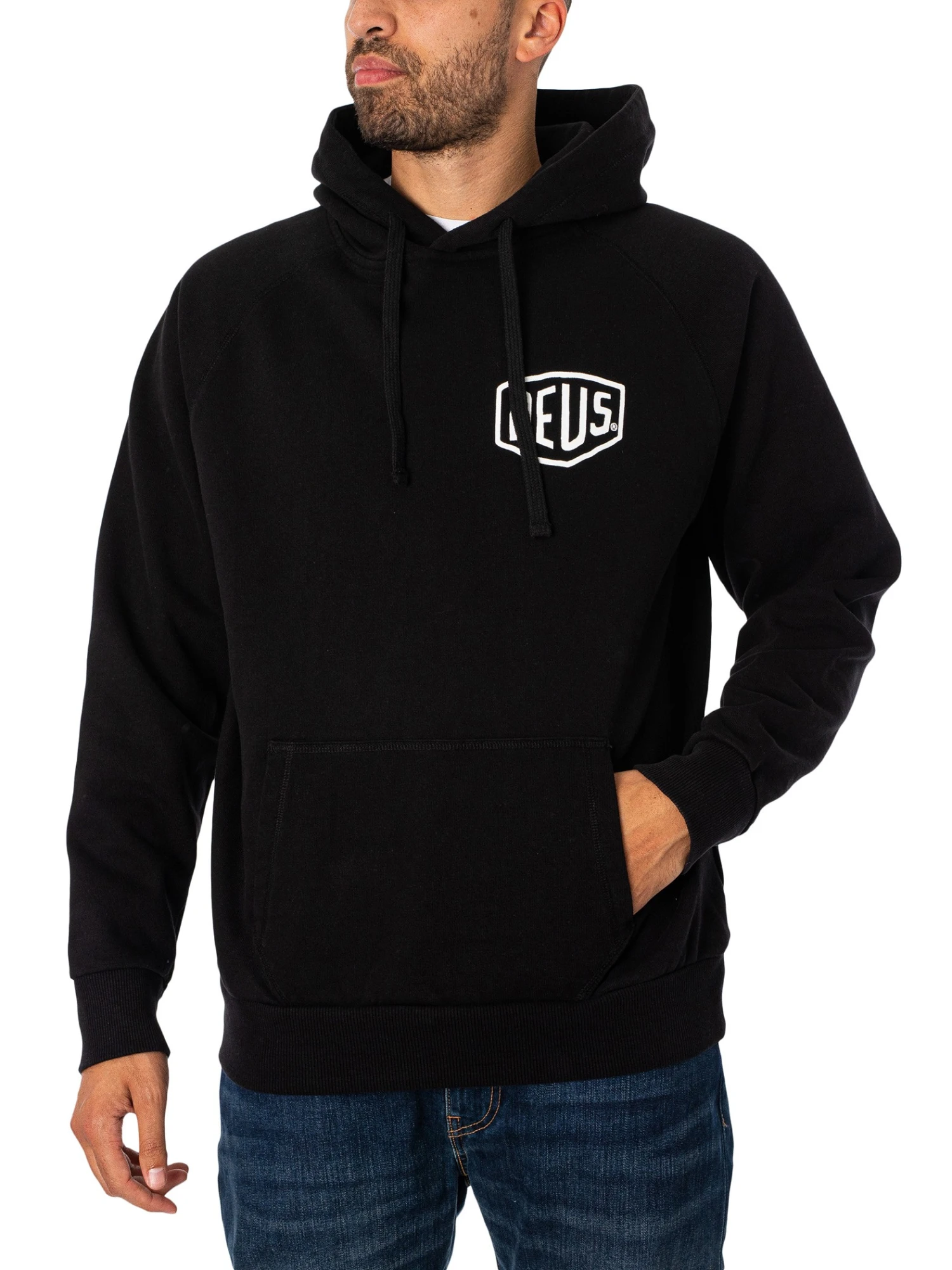 Deus Ex Machina Ibiza Address Pullover Hoodie - Black 1 Deus Ex Machina Ibiza Address Pullover Hoodie - Black