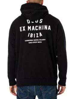 Deus Ex Machina Ibiza Address Pullover Hoodie - Black 8 Deus Ex Machina Ibiza Address Pullover Hoodie - Black -Standout Fashion Shop 48475c