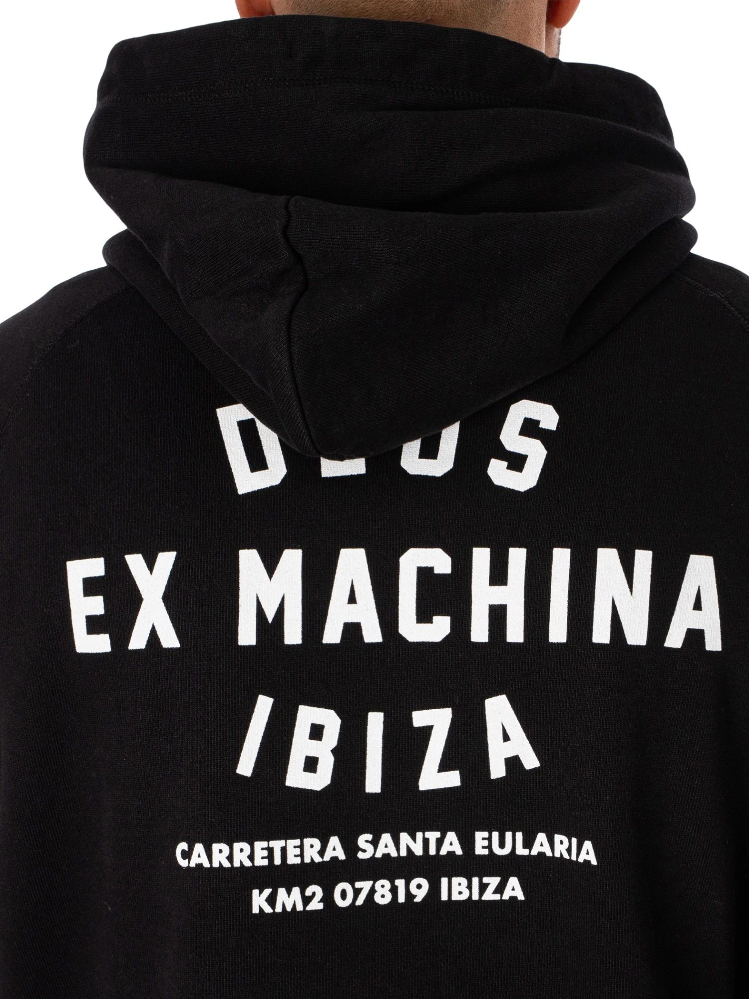 Deus Ex Machina Ibiza Address Pullover Hoodie - Black 5 Deus Ex Machina Ibiza Address Pullover Hoodie - Black - Image 5