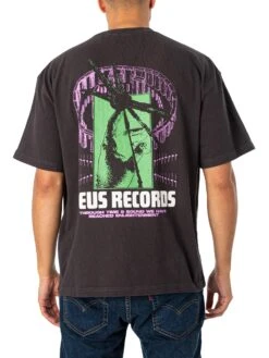 Deus Ex Machina Loose Time And Sound T-Shirt - Anthracite 8 Deus Ex Machina Loose Time And Sound T-Shirt - Anthracite -Standout Fashion Shop 48478c