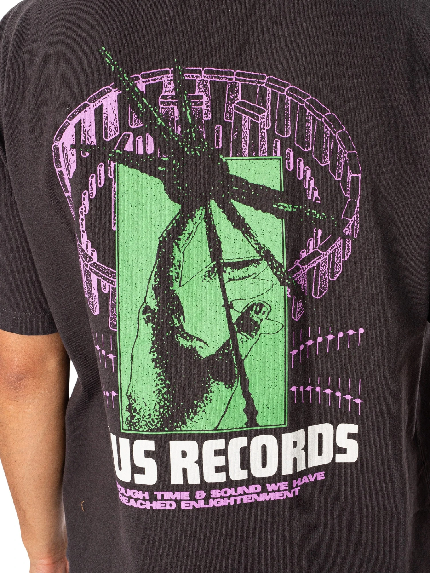 Deus Ex Machina Loose Time And Sound T-Shirt - Anthracite 5 Deus Ex Machina Loose Time And Sound T-Shirt - Anthracite - Image 5