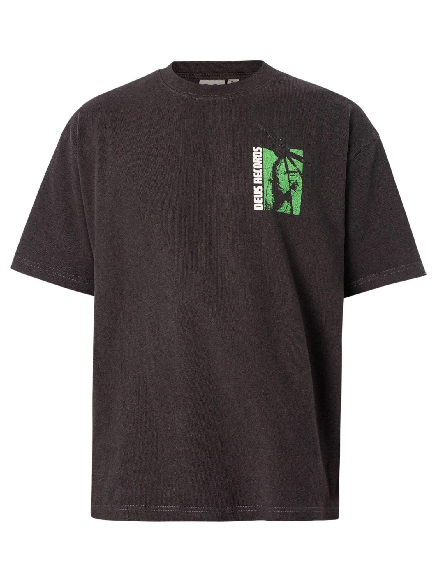 Deus Ex Machina Loose Time And Sound T-Shirt - Anthracite 6 Deus Ex Machina Loose Time And Sound T-Shirt - Anthracite - Image 6