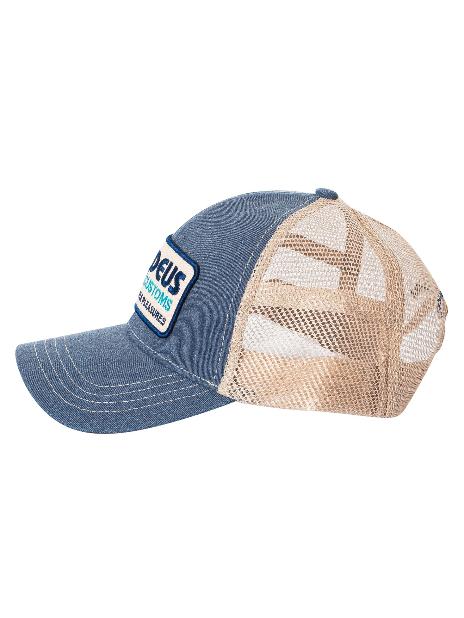 Deus Ex Machina Melodies Trucker Cap - Blue Ribbon 2 Deus Ex Machina Melodies Trucker Cap - Blue Ribbon - Image 2