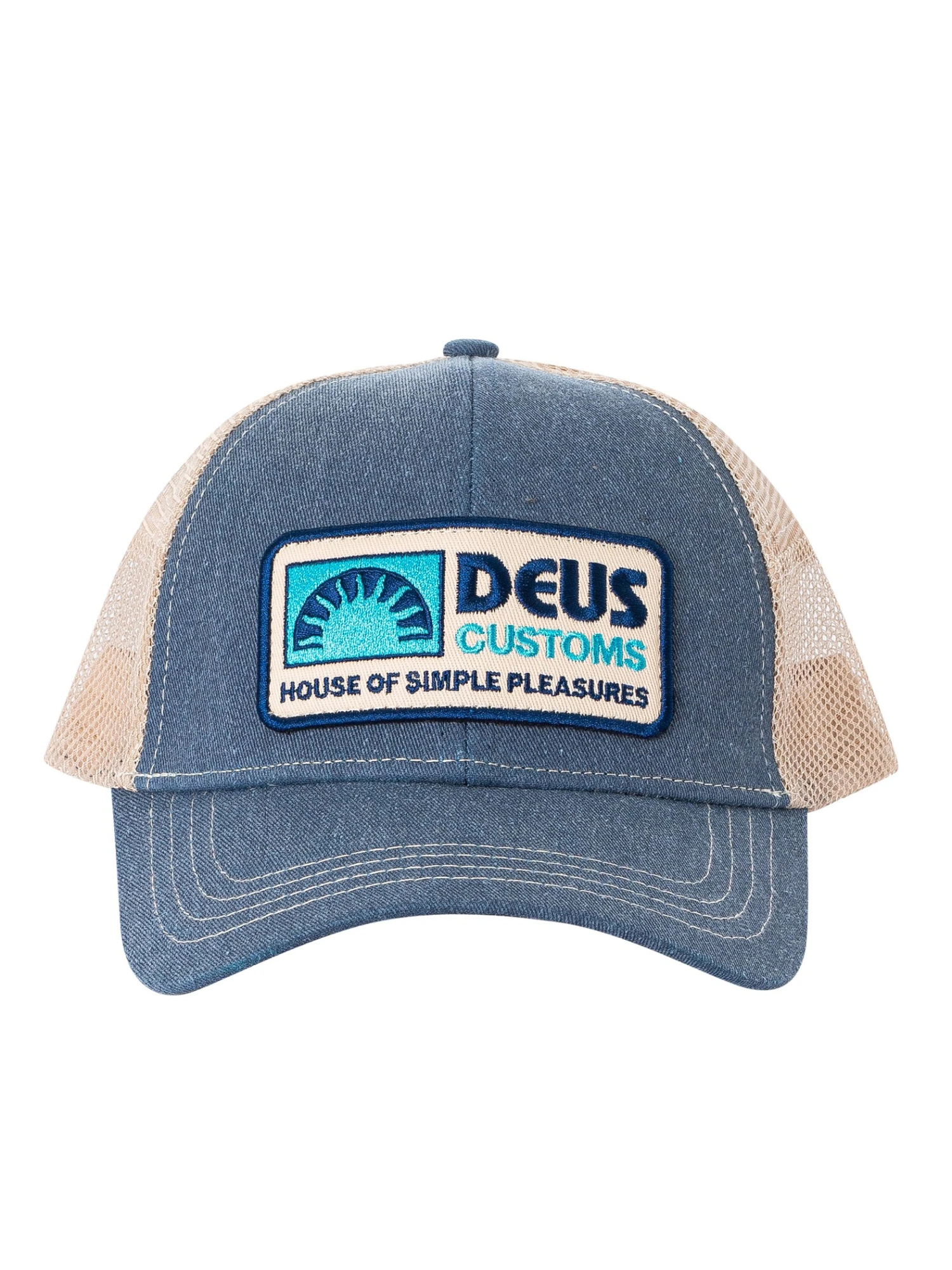 Deus Ex Machina Melodies Trucker Cap - Blue Ribbon 5 Deus Ex Machina Melodies Trucker Cap - Blue Ribbon - Image 5